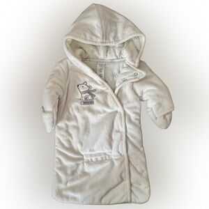 Super soft and cozy newborn hooded bunting by Just One You made by Carter’s 🤍